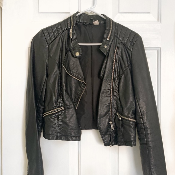 Divided Jackets & Blazers - Faux Leather Jacket Divided Jackets & Blazers - Faux Leather Jacket